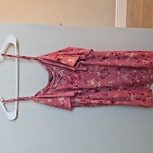 TORRID Off Shoulder Pink Floral Blouse